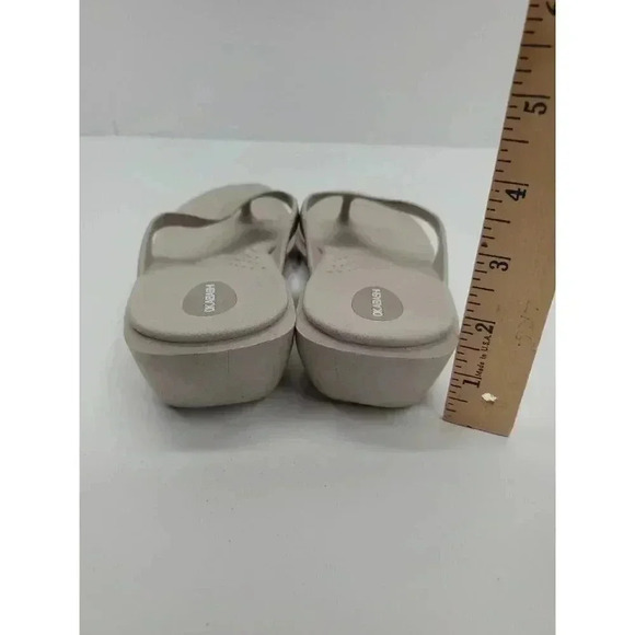 Okabashi Thong Wedge Sandals Women's Size Small Made in USA - Picture 5 of 9